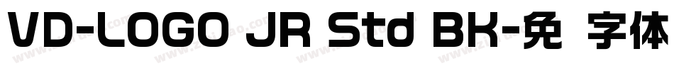 VD-LOGO JR Std BK字体转换
